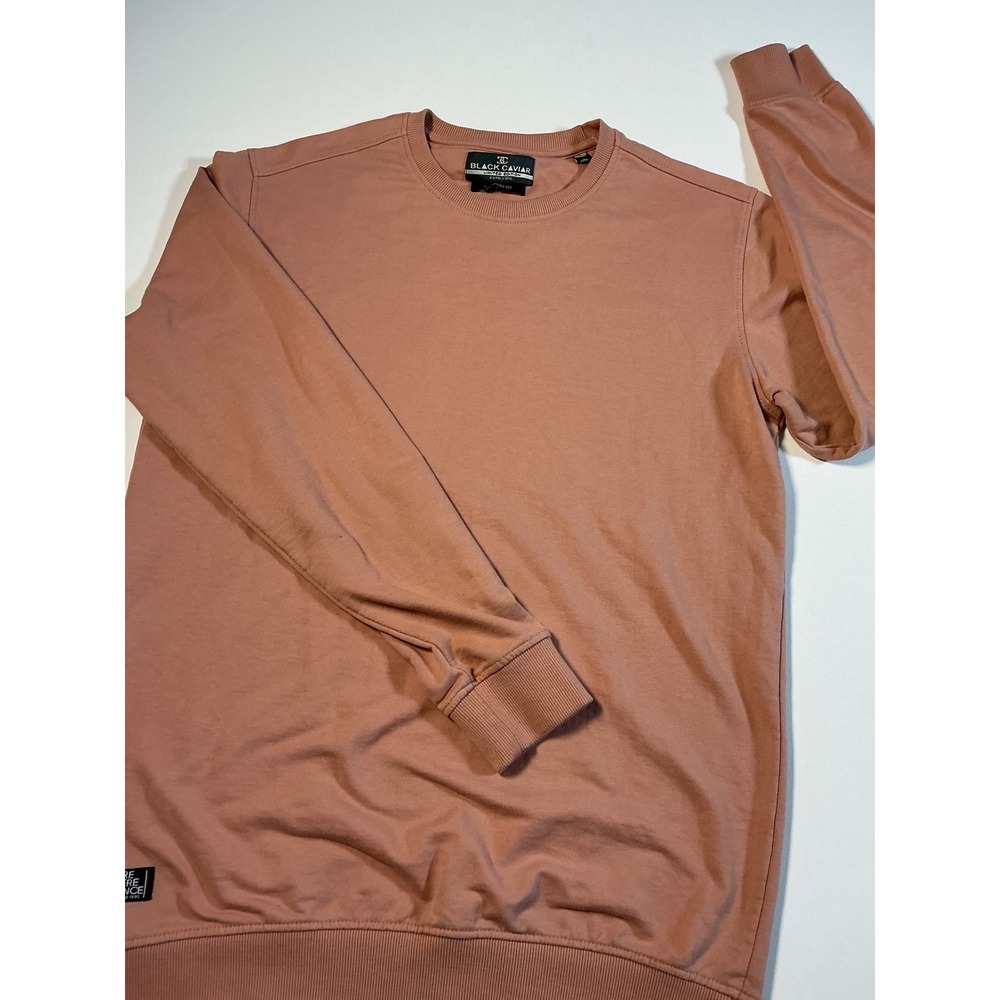 Black Caviar Mauve Pink Crewneck Sweatshirt Comfort Fit Size L